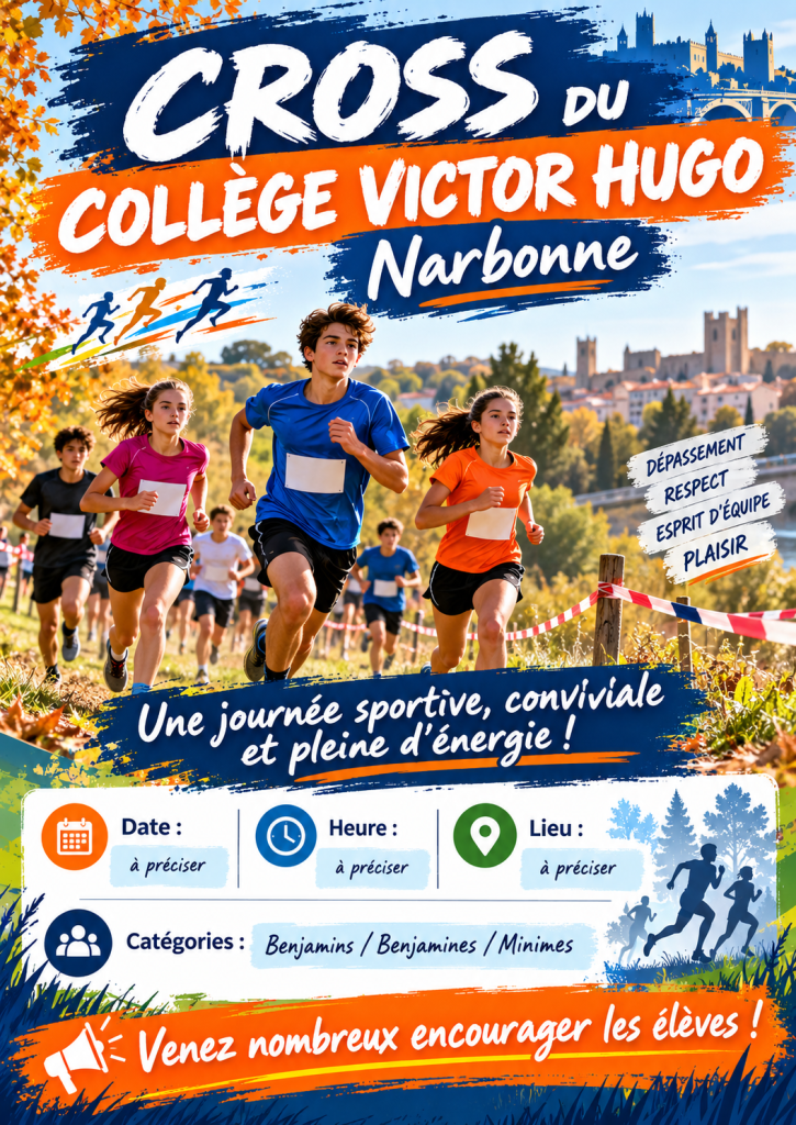 Affiche de la course CROSS COLLEGE VICTOR HUGO