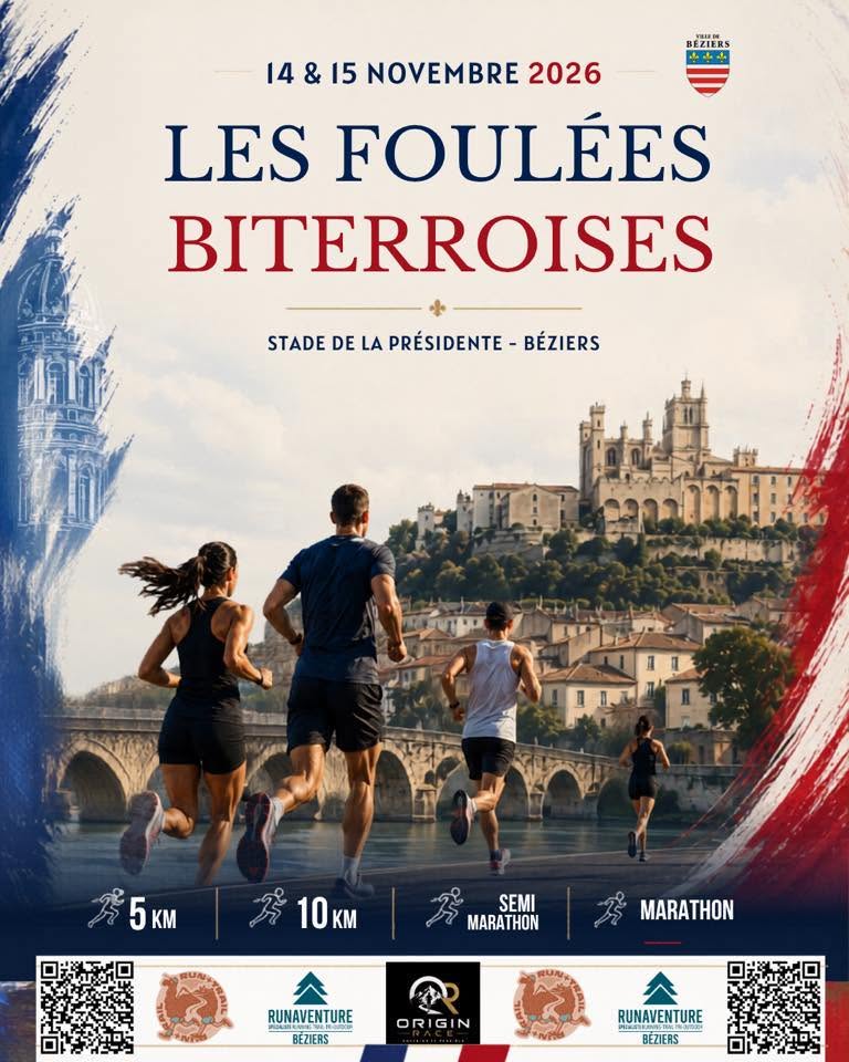 Affiche de la course LES FOULEES BITERROISES
