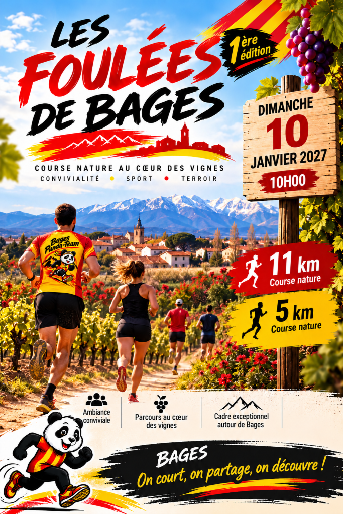 Affiche de la course LES FOULEES DE BAGES