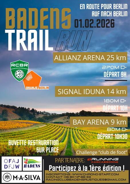 Affiche de la course TRAIL DE BADENS