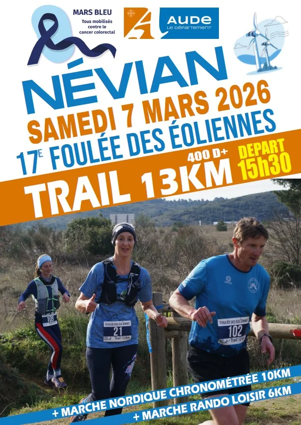 Affiche de la course Foulées des éoliennes