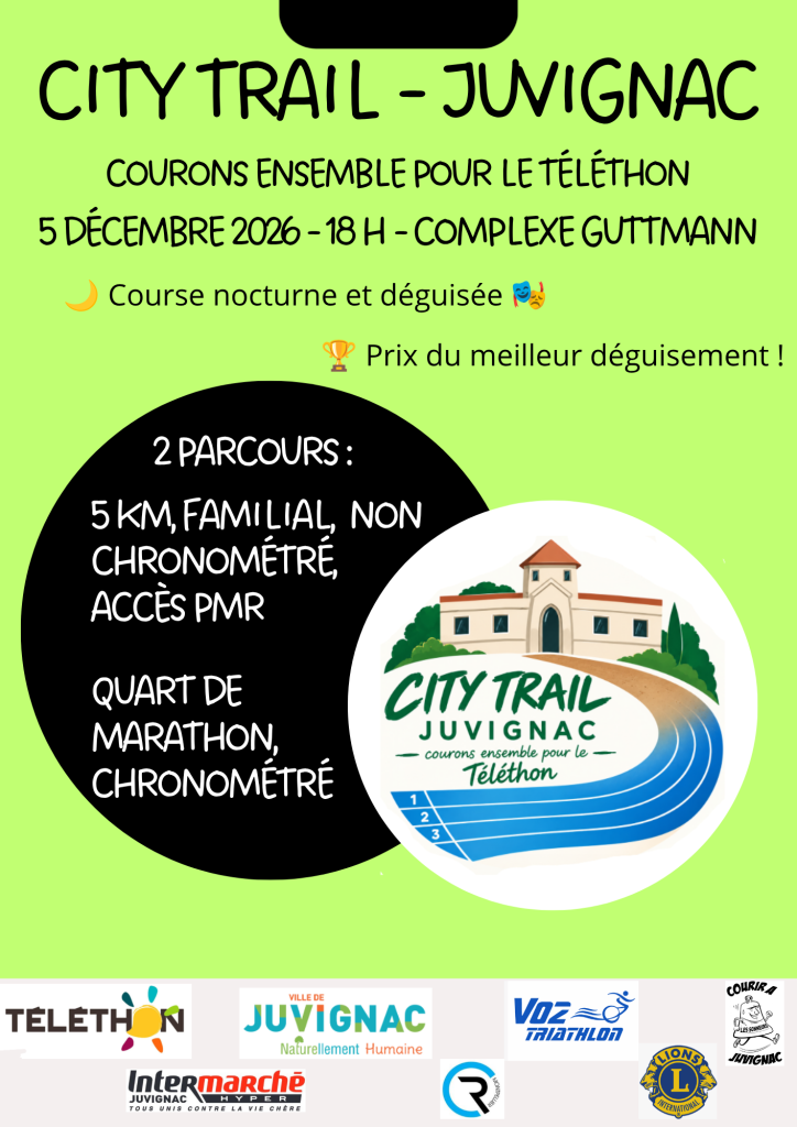Affiche de la course CITY TRAIL JUVIGNAC
